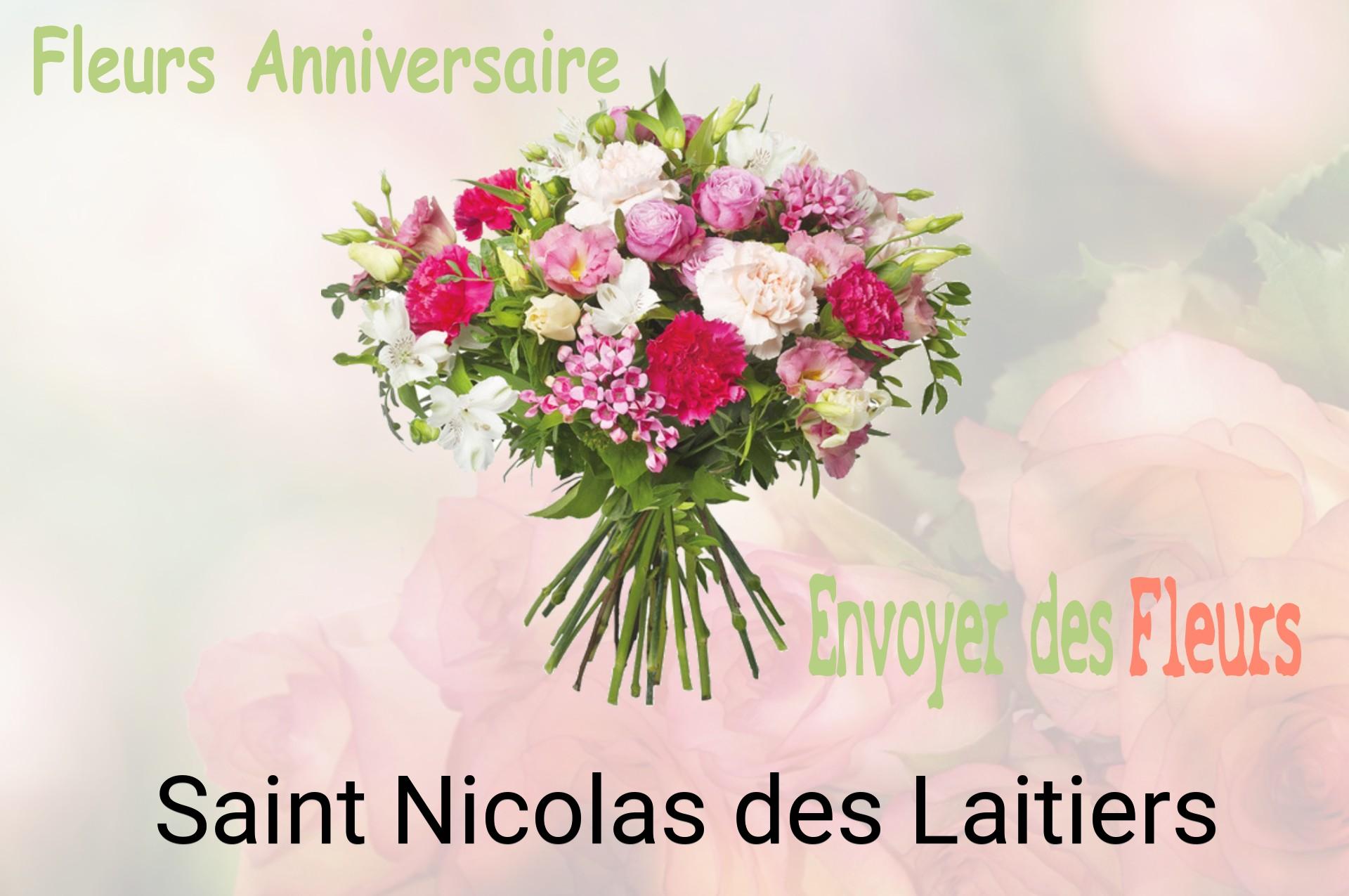 Bouquet de fleurs d’anniversaire livré à Saint-Nicolas-des-Laitiers