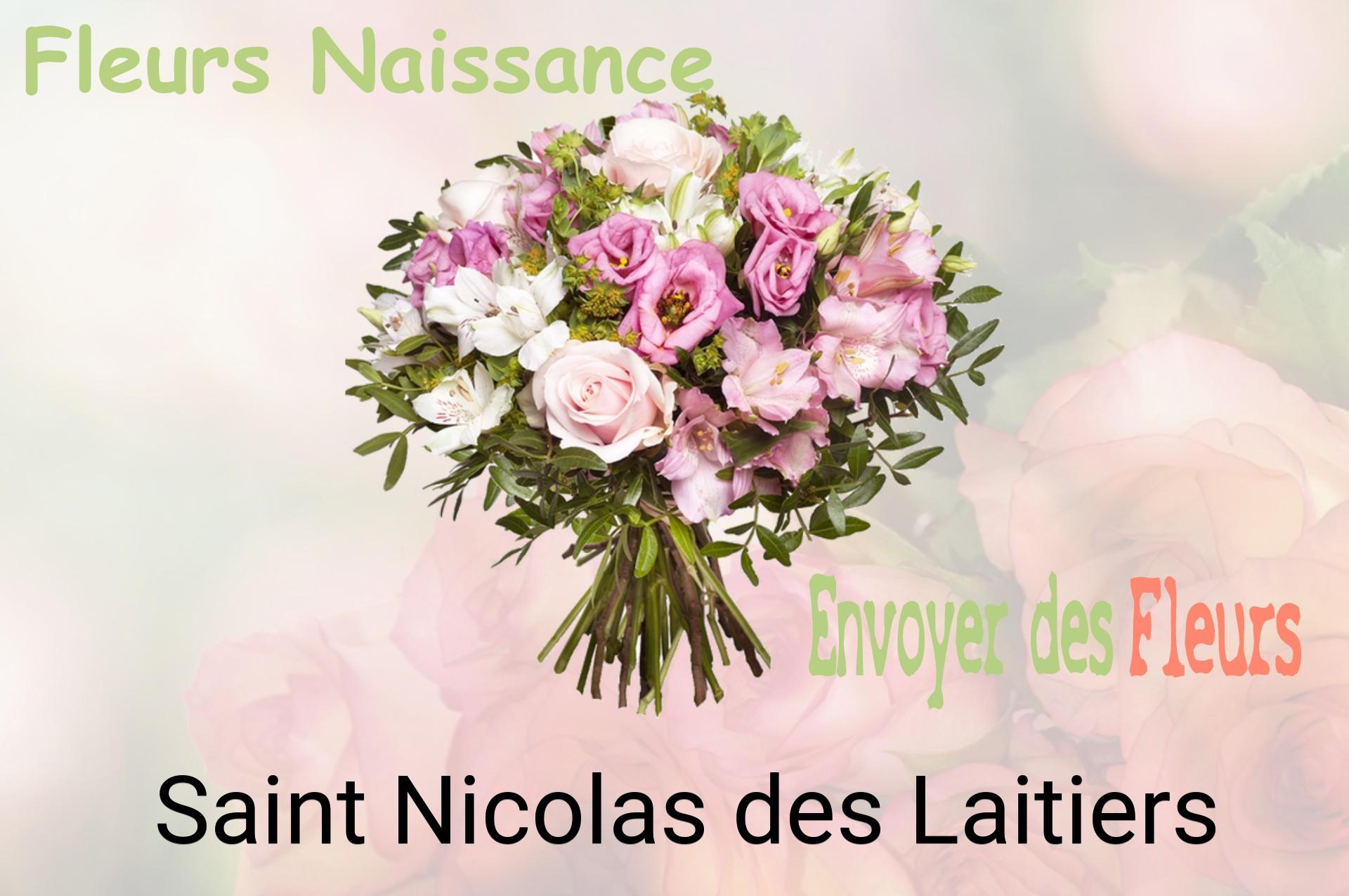 Bouquet de fleurs de naissance livré à Saint-Nicolas-des-Laitiers