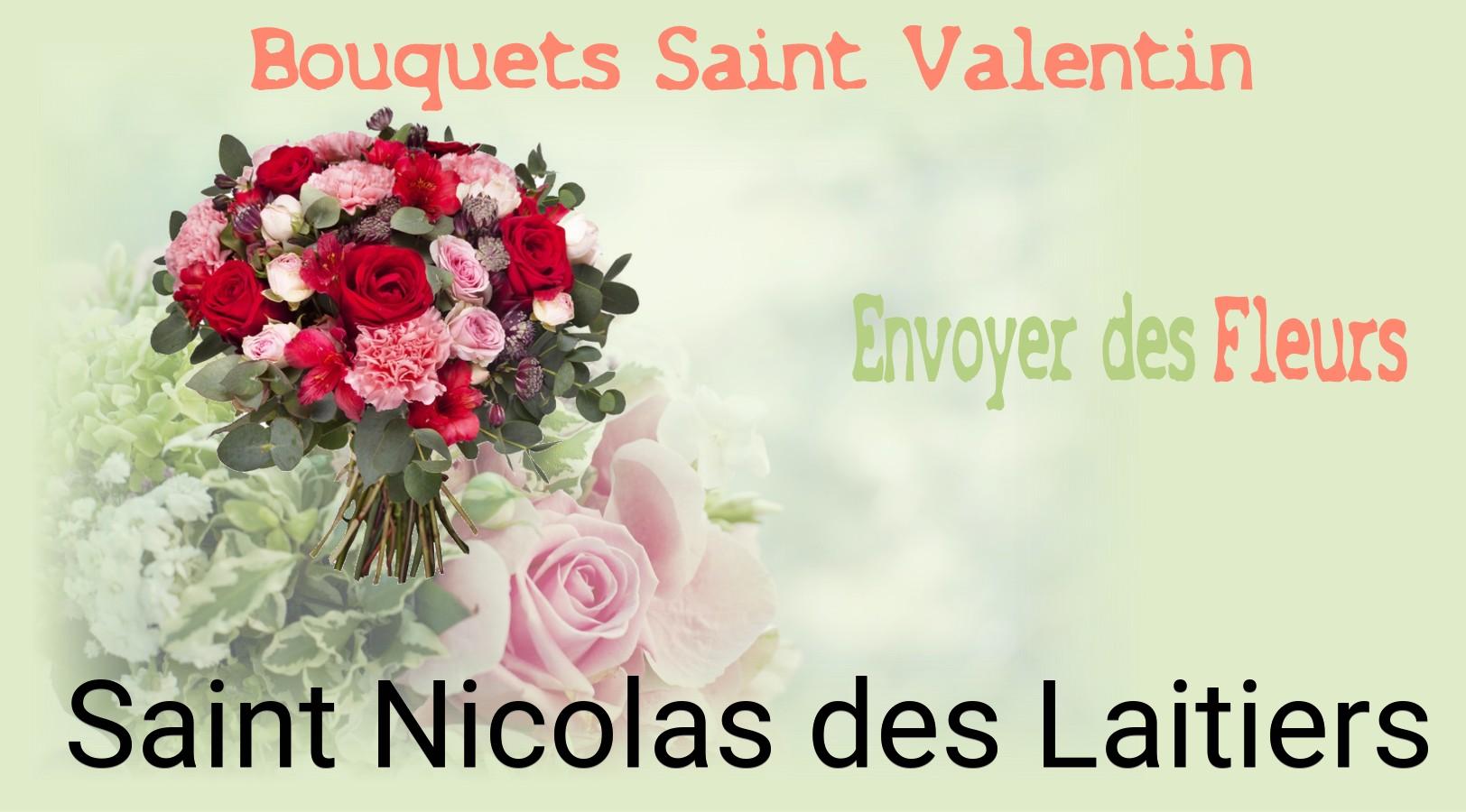 Roses de Saint-Valentin livrées à Saint-Nicolas-des-Laitiers